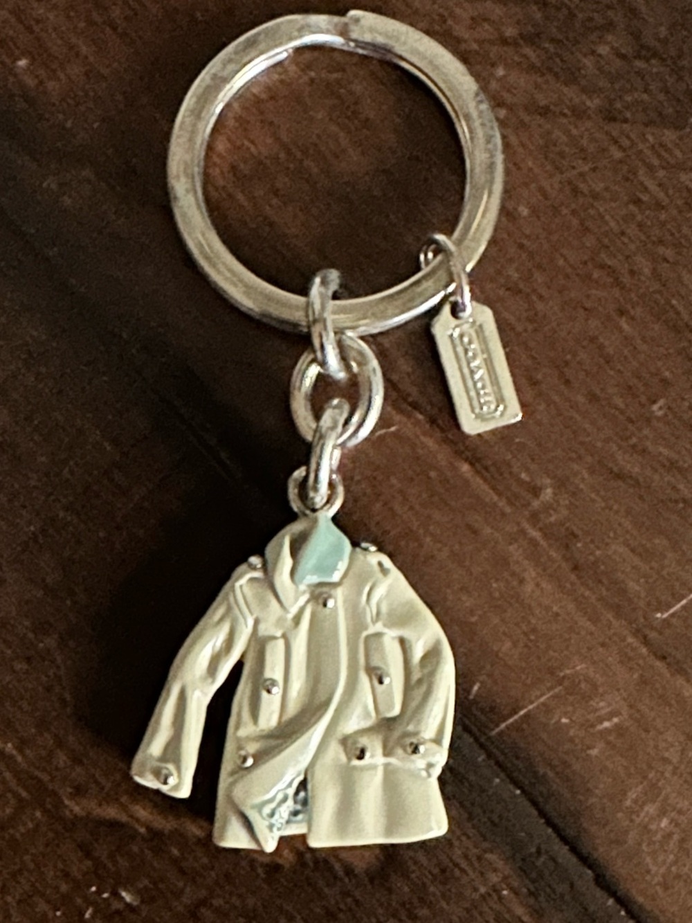 RARE Coach Coat Keychain